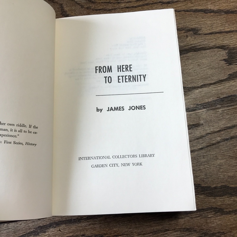 From Here To Eternity by James Jones HC 1979 International Collectors Library - Picture 7 of 13
